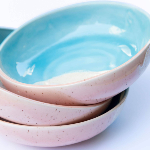 Summer Haze Stoneware Bowl - Summer Collection