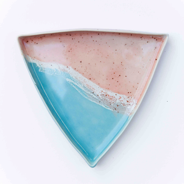 Product Seaside Breeze Triangle Plate - Summer Collection