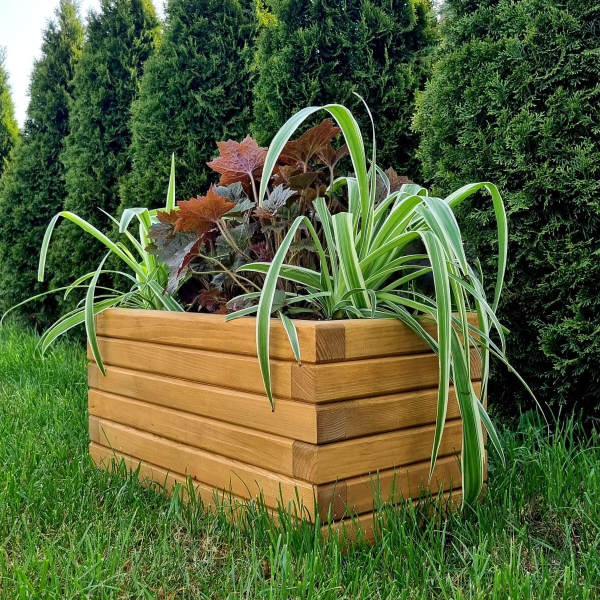 Rectangular Wooden Planter