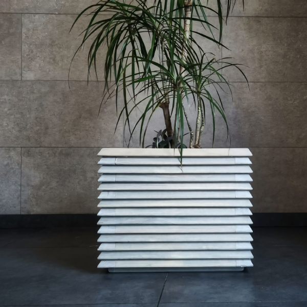 Large Wooden Planter - Diamond