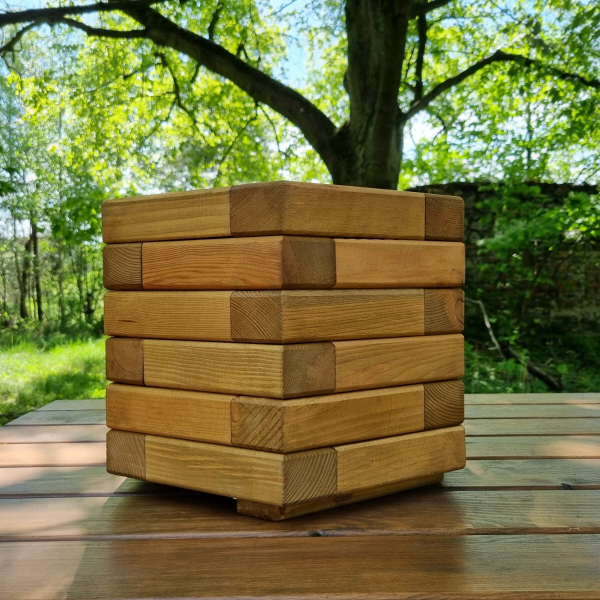 Hexagonal Pine Wooden Planter