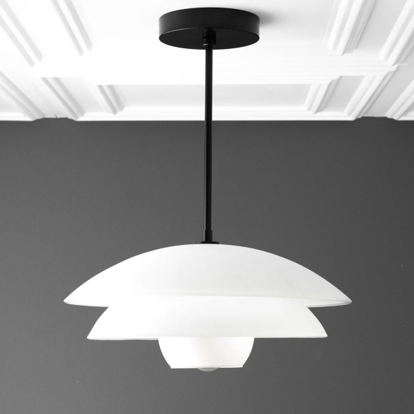 Frosted Glass Pendant Light 3564