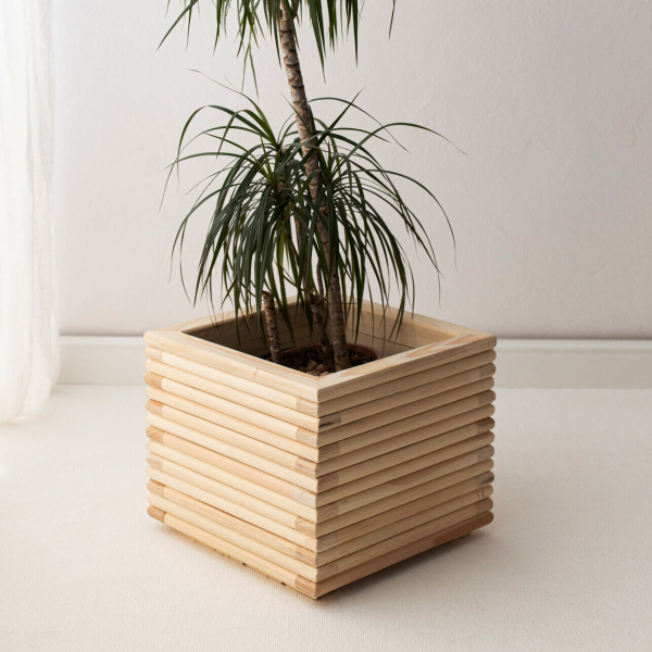 Large Wooden Pine Planter Cover