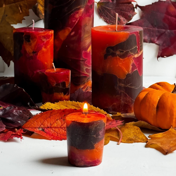 Autumn Leaves Candle