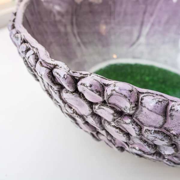 Bowl "snake" purple