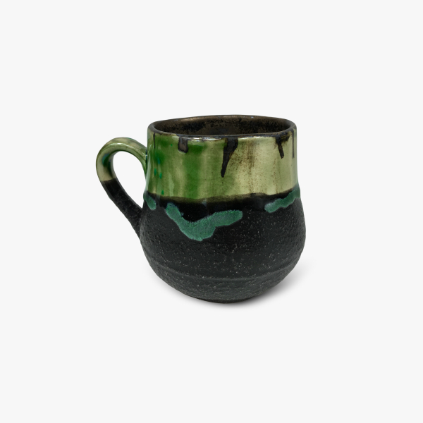 Green black cup