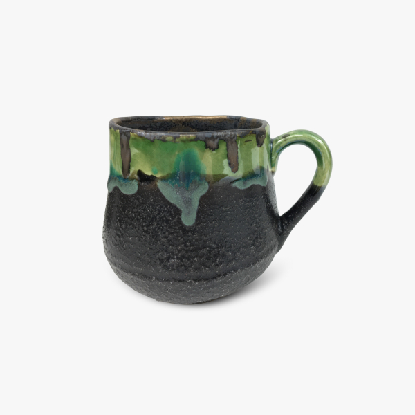 Green black cup