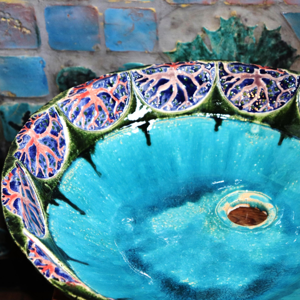 Ceramic Washbasin "Tree of Life"