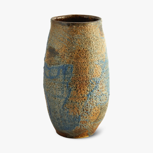 Light brown/blue vase