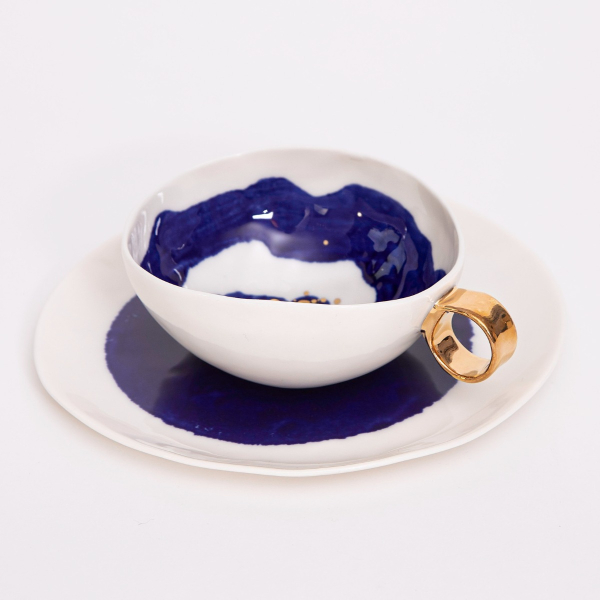 My Own Galaxy - porcelain cup with plate