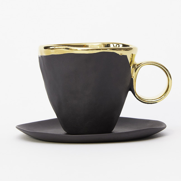 Prince - porcelain espresso with plate.