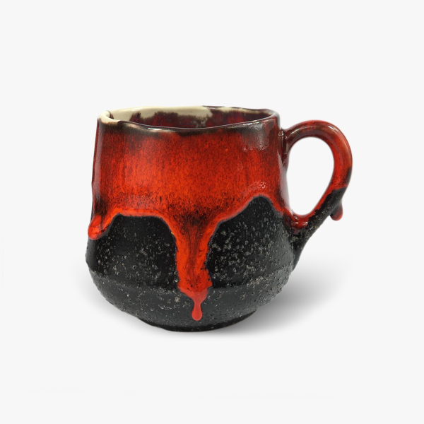 Red black cup