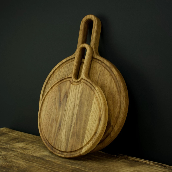 Set of cutting and serving boards