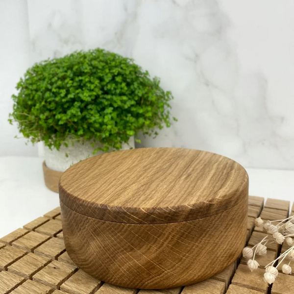 Wooden snack bowl