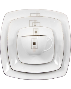 Akcent Arna Dinner and Coffee Set for 12, 71 pcs